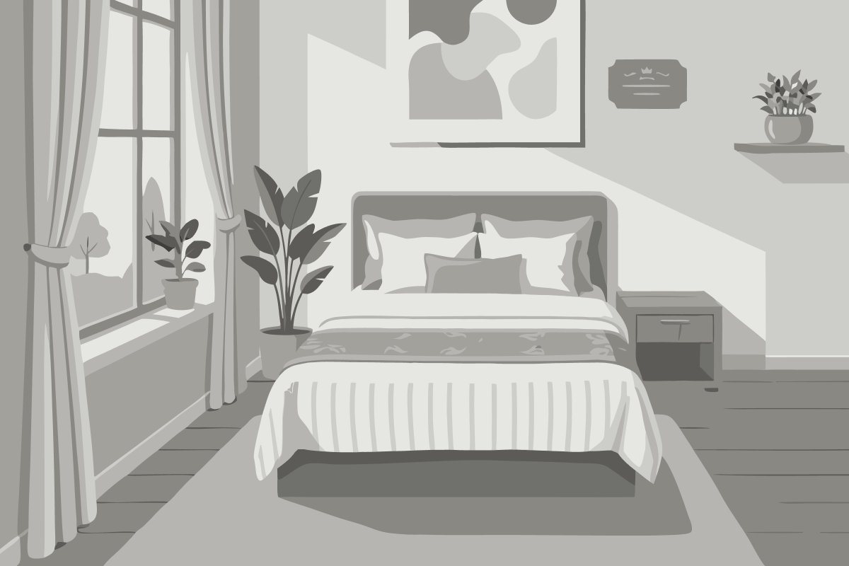 Habitación con cama extragrande - Planta superior